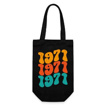 Millésime 1971 - Sac à bouteille - noir - Devant