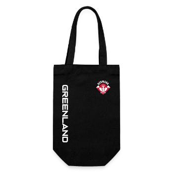 GRÖNLAND DÄNEMARK | SEIT 1814 - Geschenkbeutel für Flaschen - Schwarz - Vorne
