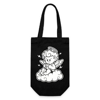 Chérubin de jeu en colère – Angry Angel Gambles - Sac à bouteille - noir - Devant