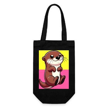 loutre - Sac à bouteille - noir - Devant