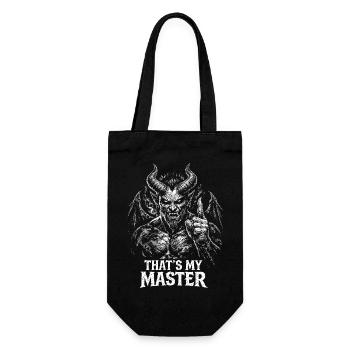 devil - Gift Bag for Bottles - black - Front