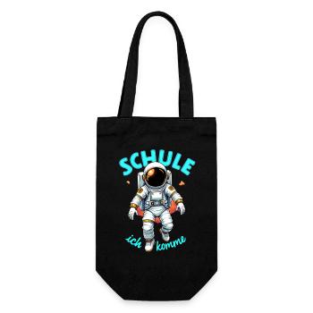Schulkind 2026 Einschulung 2026 Schulanfang - Geschenkbeutel für Flaschen - Schwarz - Vorne