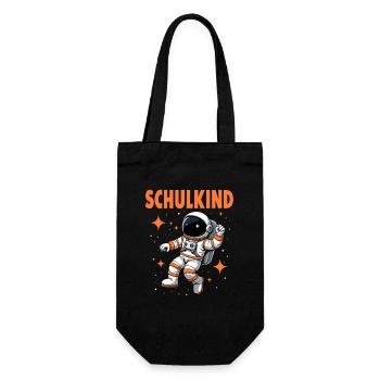 Schulkind 2026 Einschulung 2026 Schulanfang - Geschenkbeutel für Flaschen - Schwarz - Vorne