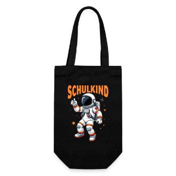 Schulkind 2026 Einschulung 2026 Schulanfang - Geschenkbeutel für Flaschen - Schwarz - Vorne