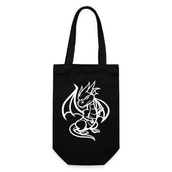 Dessin animé Dragon - Sac à bouteille - noir - Devant