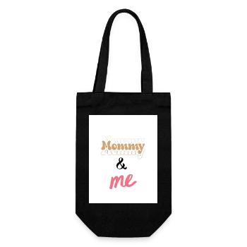 Mommy & Me Dupla de Lettrage Design - Sac à bouteille - noir - Devant