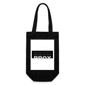 Texte géométrique de l’écho prié - Sac à bouteille - noir - Devant