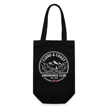 Fjord & Coast Endurance Club - Geschenkbeutel für Flaschen - Schwarz - Vorne