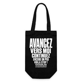T-shirt Golf Humour Avancez Vers Moi Swing  - Sac à bouteille - noir - Devant