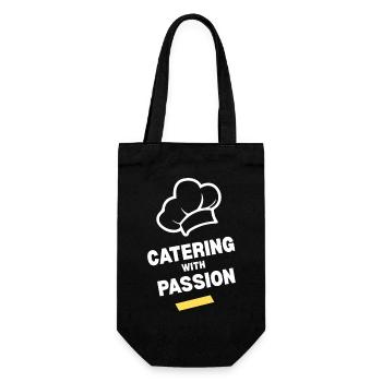 Wear Your Brand - Gift Bag for Bottles - black - Front