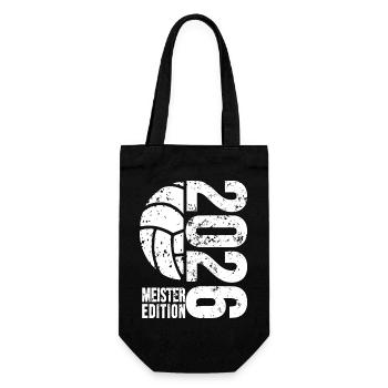 Volleyball Master Hoodie 2026, white, swimming trunks - Gift Bag for Bottles - black - Front