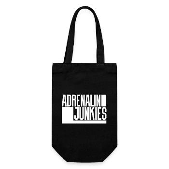 Adrenalin Junkies - Geschenkbeutel für Flaschen - Schwarz - Vorne