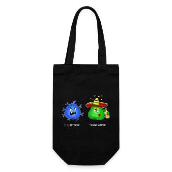 T killer cell, immune system, virus tequila T cell - Gift Bag for Bottles - black - Front