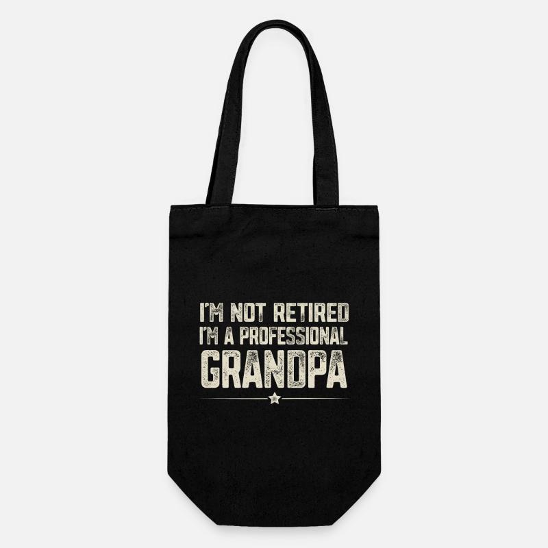 Opa - Geschenkbeutel für Flaschen - Schwarz