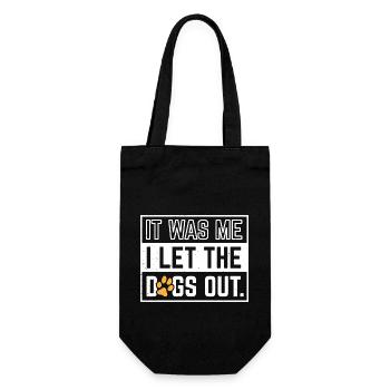 C’est moi que j’ai laissé sortir les chiens - Sac à bouteille - noir - Devant