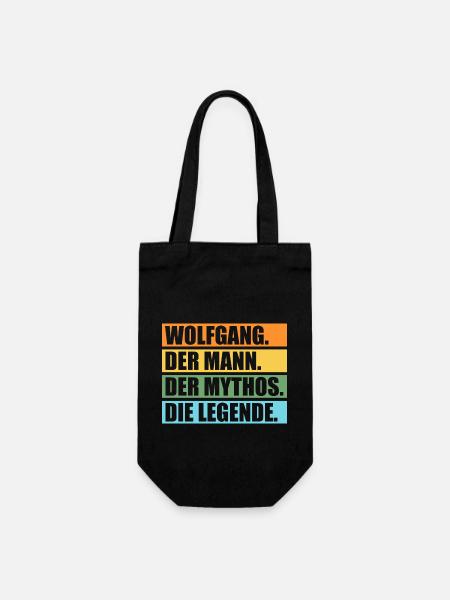 Wolfgang - Geschenkbeutel für Flaschen - Schwarz