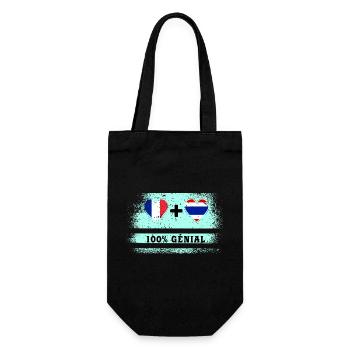 France et Thaïlande 100% génial - Sac à bouteille - noir - Devant