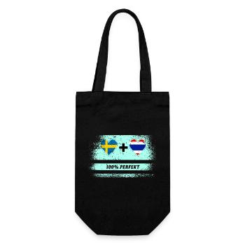 Thaïlande et Suède 100% parfait / cadeau - Sac à bouteille - noir - Devant