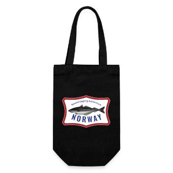 Norway Speed Jiggung Adventure Pollock Gift - Gift Bag for Bottles - black - Front