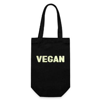 Vegan - splash - Sac à bouteille - noir - Devant
