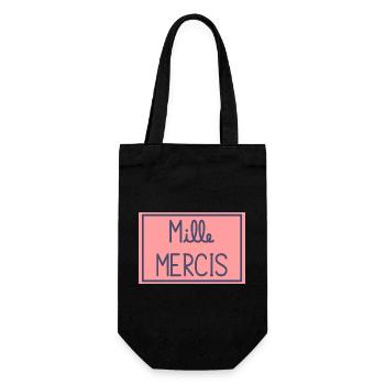 MERCI. MAÎTRESSE. MAÎTRE. MERCI MAÎTRESSE - Sac à bouteille - noir - Devant