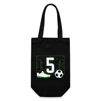 Club de football amateur football 5 anniversaire football - Sac à bouteille - noir - Devant