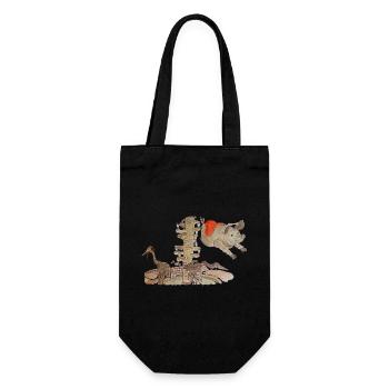 Puppenbrunnen Erkelenz, 41812 Kreis Heinsberg, NRW - Gift Bag for Bottles - black - Front