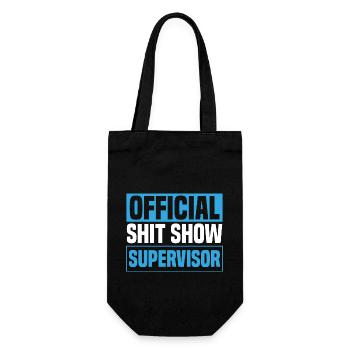 Official Shit Show Supervisor - Gift Bag for Bottles - black - Front