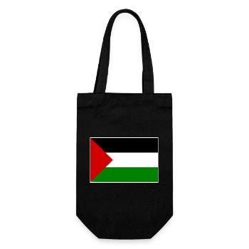 Free palestine - Gift Bag for Bottles - black - Front