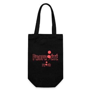 propriété privée - Sac à bouteille - noir - Devant