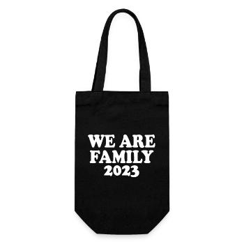 We are family 2023 - Sac à bouteille - noir - Devant