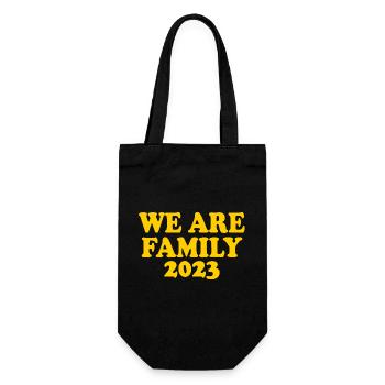 We are family 2023 - Sac à bouteille - noir - Devant