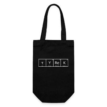 Tyrek Nom de famille Prénom Chimie Éléments du tableau périodique - Sac à bouteille - noir - Devant
