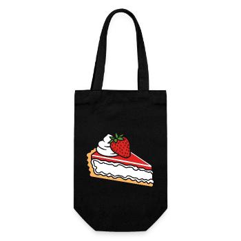 Tarte aux fraises - Sac à bouteille - noir - Devant