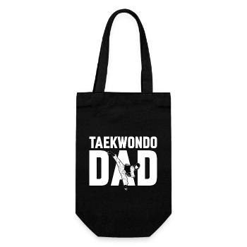 Taekwondo Papa - Sac à bouteille - noir - Devant