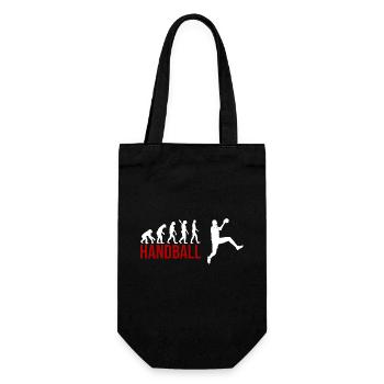 Evolution Handball - Geschenkbeutel für Flaschen - Schwarz - Vorne