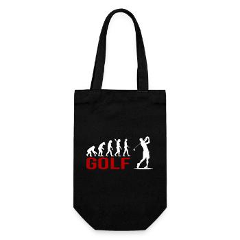 Evolution Golfsport - Geschenkbeutel für Flaschen - Schwarz - Vorne
