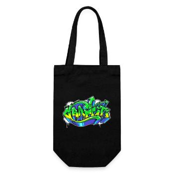 Kunst Strassenkunst Wildstyle Graffiti Zeichnen - Geschenkbeutel für Flaschen - Schwarz - Vorne