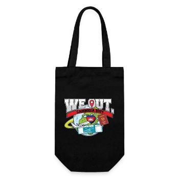 We Out Trip To Cambodia Travel Matching Family - Gift Bag for Bottles - black - Front
