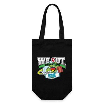 We Out Trip To Germany Travel Matching Family - Gift Bag for Bottles - black - Front