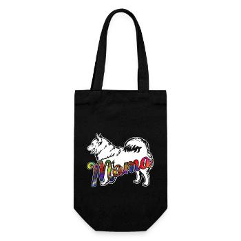 Samoyed Samoyed Mama - Gift Bag for Bottles - black - Front