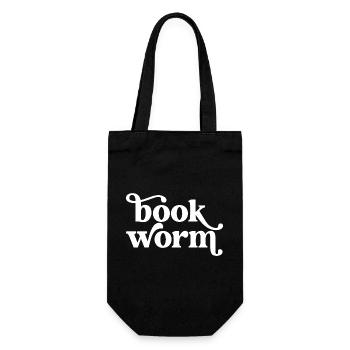 Bookworm Reader Bücher Liberianischer Leseliebhaber - Geschenkbeutel für Flaschen - Schwarz - Vorne