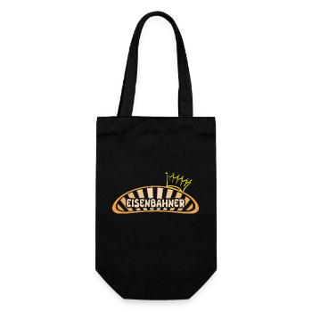 Railroader - Gift Bag for Bottles - black - Front