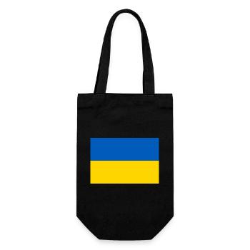 Ukraine - Gift Bag for Bottles - black - Front