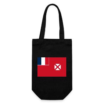 Wallis und Futuna - Geschenkbeutel für Flaschen - Schwarz - Vorne