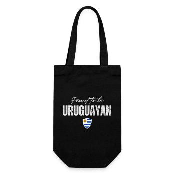 I love Uruguay, Uruguayan pride - Gift Bag for Bottles - black - Front