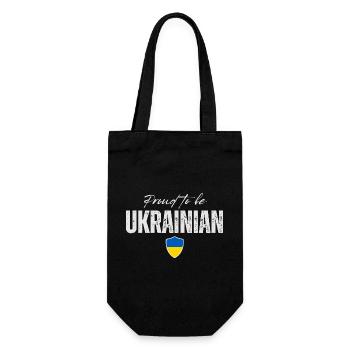 Fierté ukrainienne, j'aime l'Ukraine - Sac à bouteille - noir - Devant