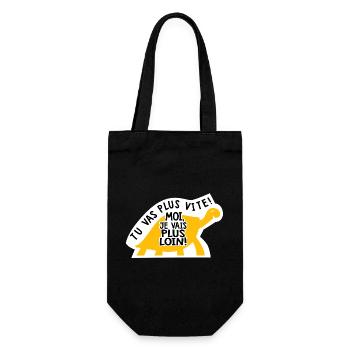 drôle_humour_sarcasme_sticker_camping_car_van_ - Sac à bouteille - noir - Devant