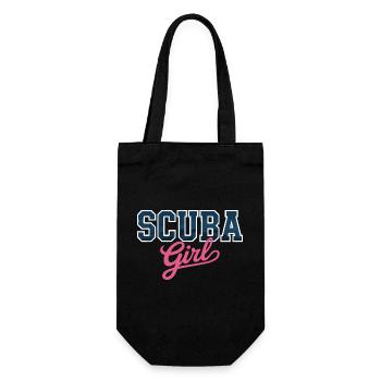 Conception de fille de plongée - Sac à bouteille - noir - Devant
