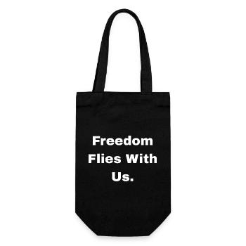 Air Force Freedom Tee - Gift Bag for Bottles - black - Front